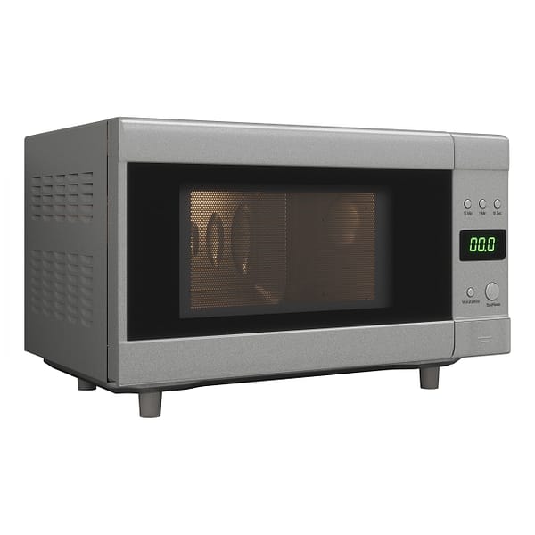Flatbed 20 Litres Microwave in Silver Without Rotating Plate 230V, 700W